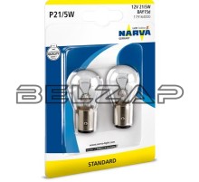 Лампа 12V P21/5W BAY15d блистер (2шт.), 179164000, NARVA